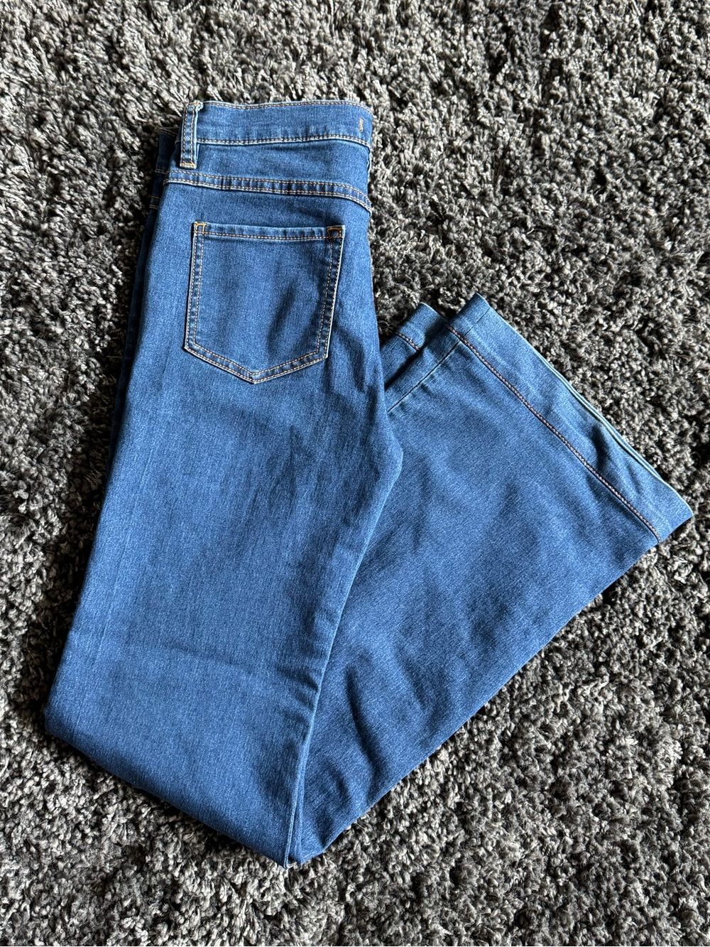 Free People Medium Blue Flare Jeans-Size 28